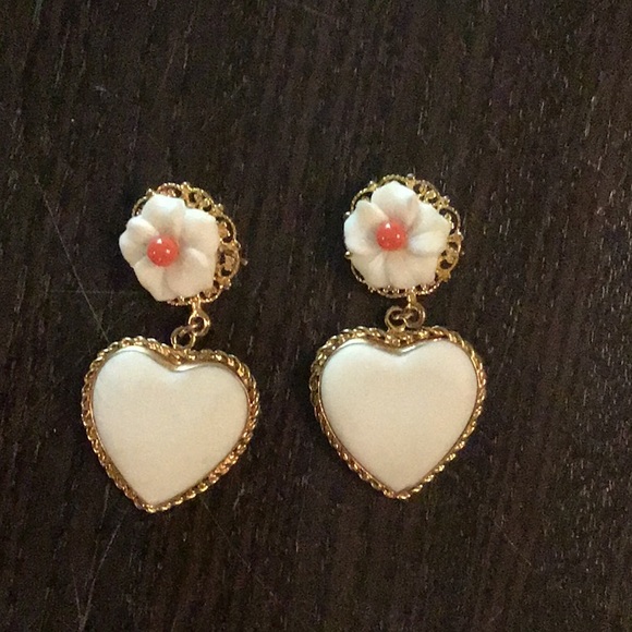 Hp! ♥️❤️♥️RARE ❤️‍🔥Be my lover handcrafted porcelsin earrings - Picture 2 of 5